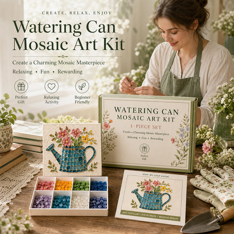 🔥LSAT DAY 70% OFF-Watering Can Mosaic Art Kit