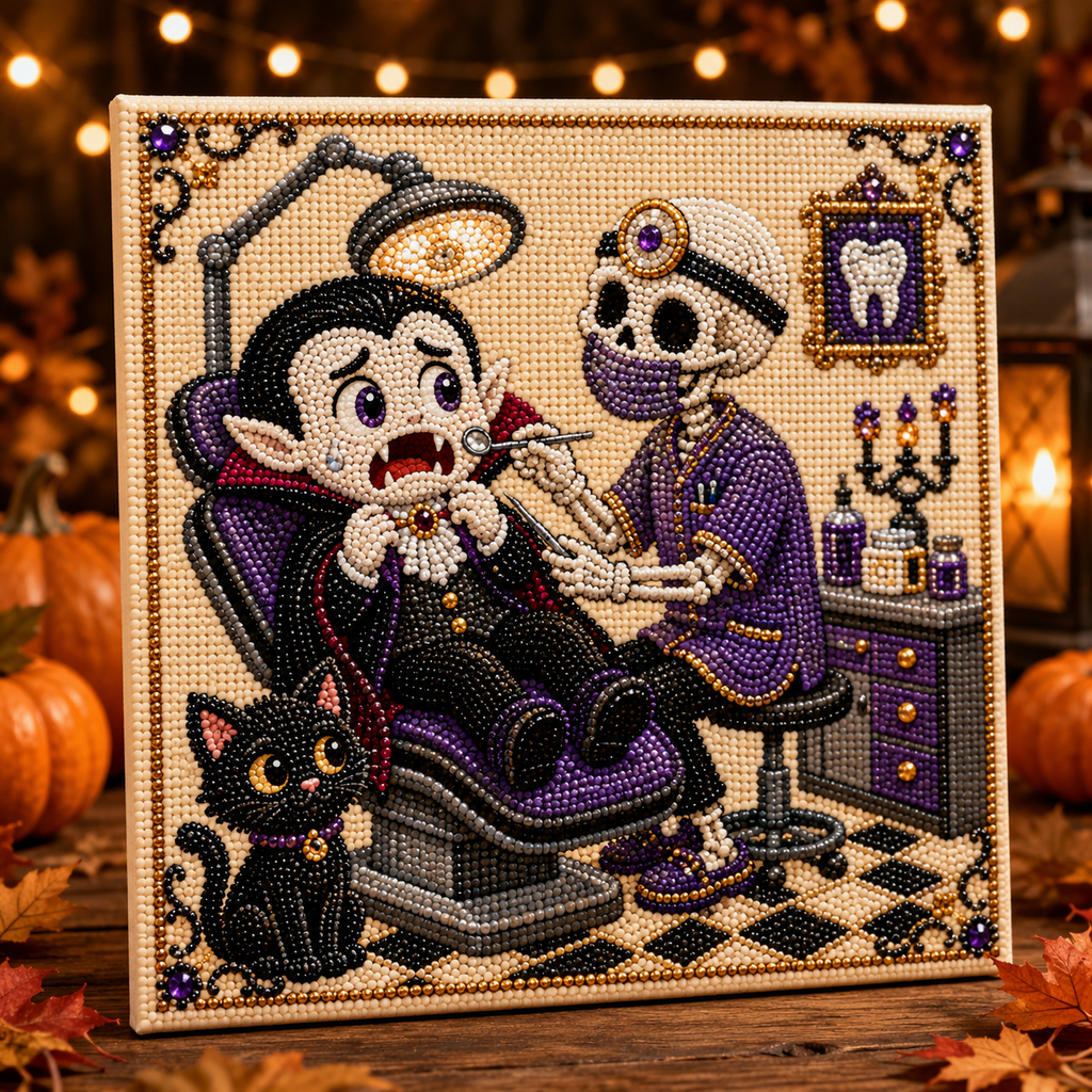 🔥 Halloween Early Bird Sale — 70% OFF —🎃 Absurd Halloween Moments Pearl Art Kit