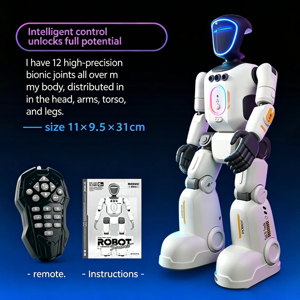 ⌛Limited-time Offer 70% OFF🤖Next-Gen Humanoid AI Robot | Full-Body Flexible Joints & Smart Interactive Control🎮