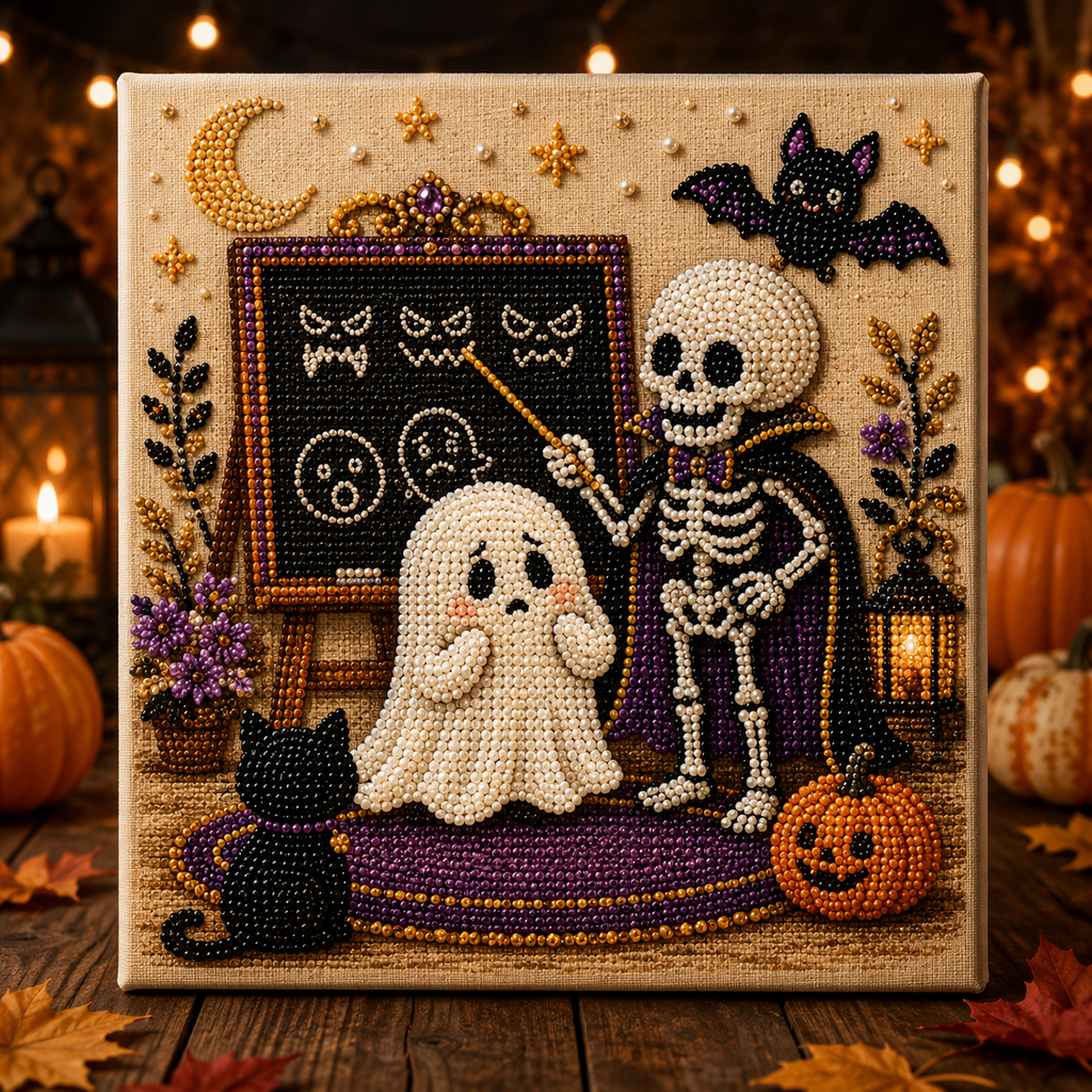 🔥 Halloween Early Bird Sale — 70% OFF —🎃 Absurd Halloween Moments Pearl Art Kit