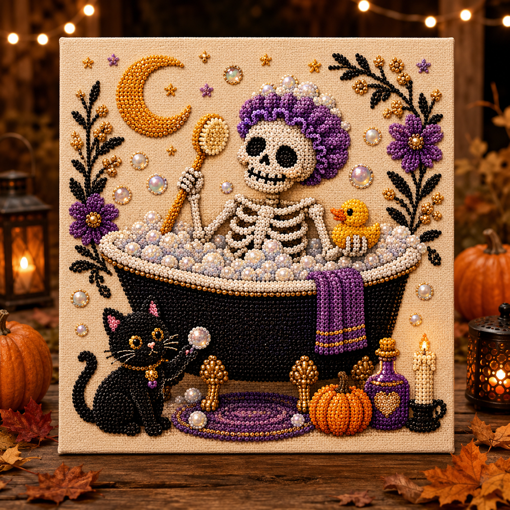 🔥 Halloween Early Bird Sale — 70% OFF —🎃 Absurd Halloween Moments Pearl Art Kit