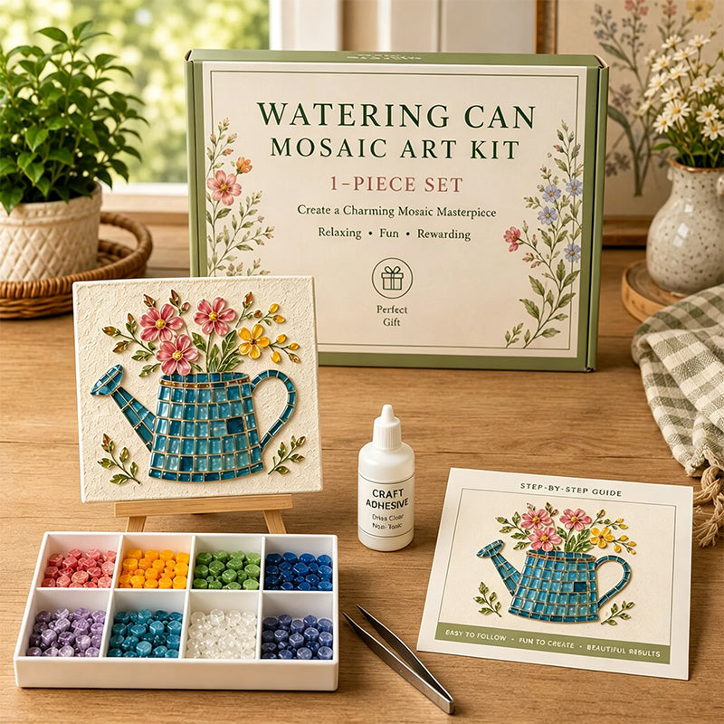 🔥LSAT DAY 70% OFF-Watering Can Mosaic Art Kit