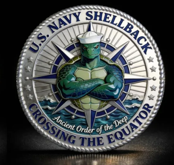 🔥 Last Day 70% OFF - U.S. Navy Shellback Old Salt Cap 🎁 Free Double-Sided Honor Coin With Every Cap Purchase
