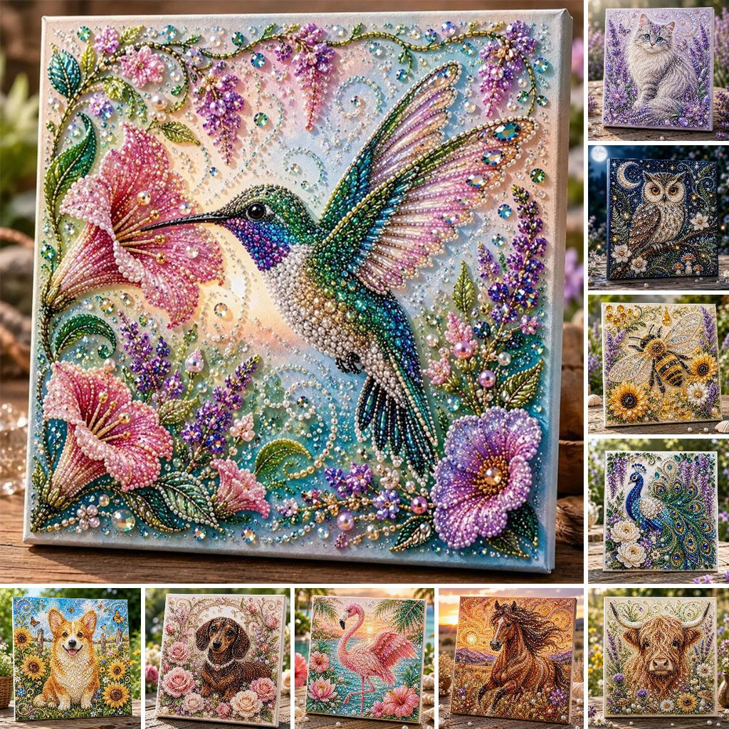 🔥 Last Day 70% OFF - 🦬✨ Highland Cow Pearl Art DIY Kit – Relaxing DIY Craft to Create Stunning Coastal Artwork