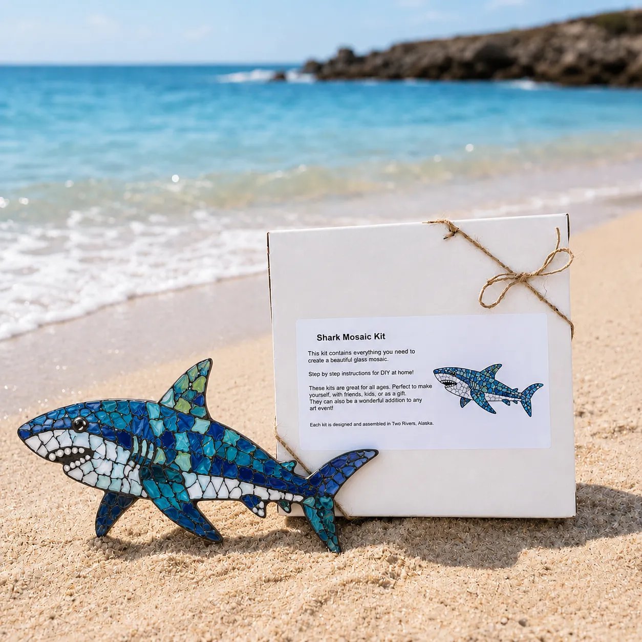 🔥 LAST DAY 70% OFF – 🌊 Octopus Mosaic Kit | Beginner-Friendly DIY Glass Craft with Step-by-Step Instructions