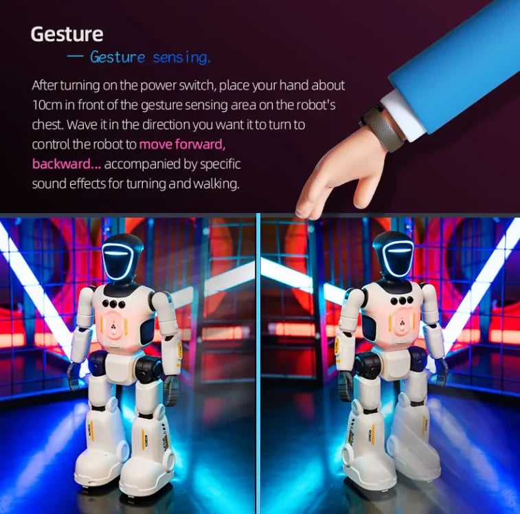 ⌛Limited-time Offer 70% OFF🤖Next-Gen Humanoid AI Robot | Full-Body Flexible Joints & Smart Interactive Control🎮