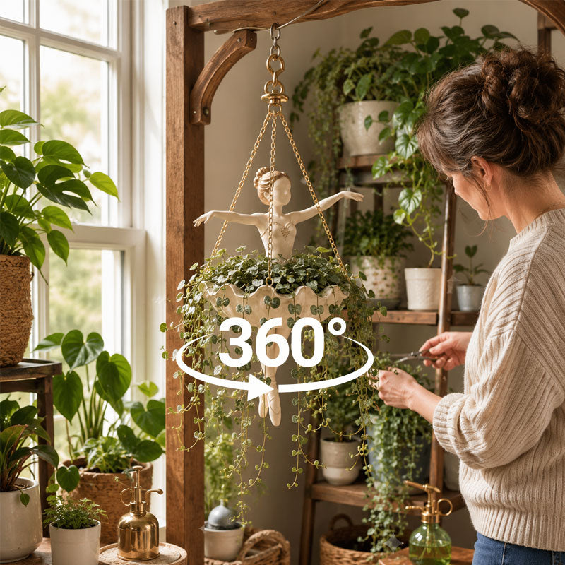 🔥Last Day Promo: 70% OFF 🩰 Ballet Dancer Hanging Planter🌿