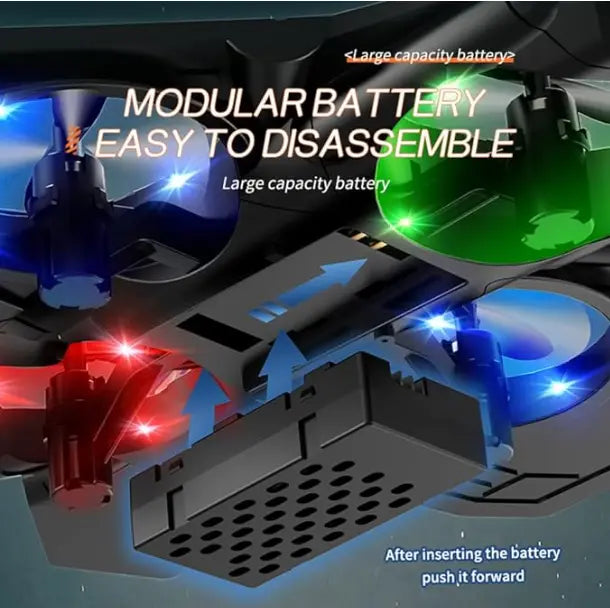 🔥Last Day Promo: 70% OFF-2.4G Remote Control Stunt Fighter Plane, Beginner Friendly RC Drone Aircraft With Headless Mode✈️