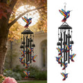 🔥Juneteenth 50% OFF-🐦Vintage Colorful Hummingbird Wind Chime with Metal Tubes and Bells