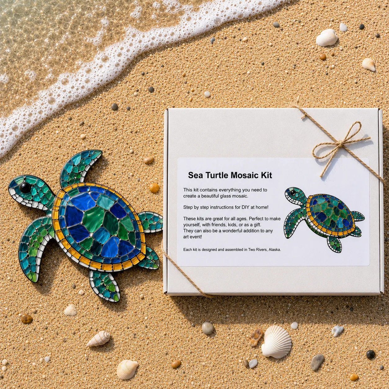 🔥 LAST DAY 70% OFF – 🌊 Octopus Mosaic Kit | Beginner-Friendly DIY Glass Craft with Step-by-Step Instructions