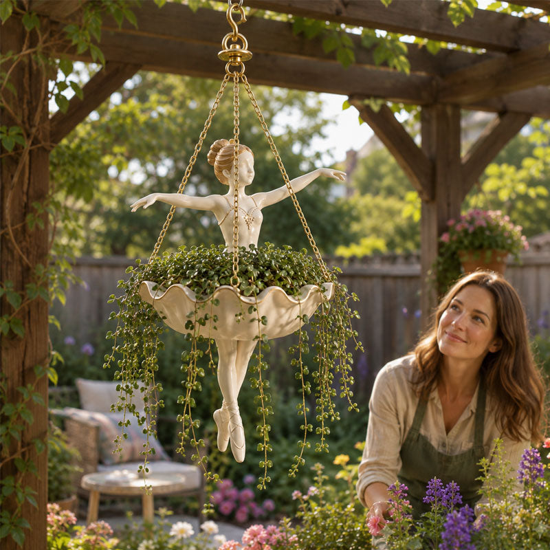 🔥Last Day Promo: 70% OFF 🩰 Ballet Dancer Hanging Planter🌿