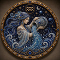 🔥 LAST DAY 70% OFF – ✨ Premium 3D Pearl 12 Zodiac Signs Art Kit | Luxury Flocked Canvas with Scratch-Resistant Non-Fading Pearl Beads DIY Handmade Astrology Decor ♈🌙💎