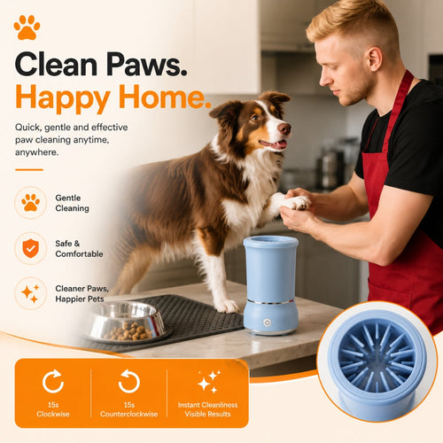 Automatic Pet Paw Cleaner