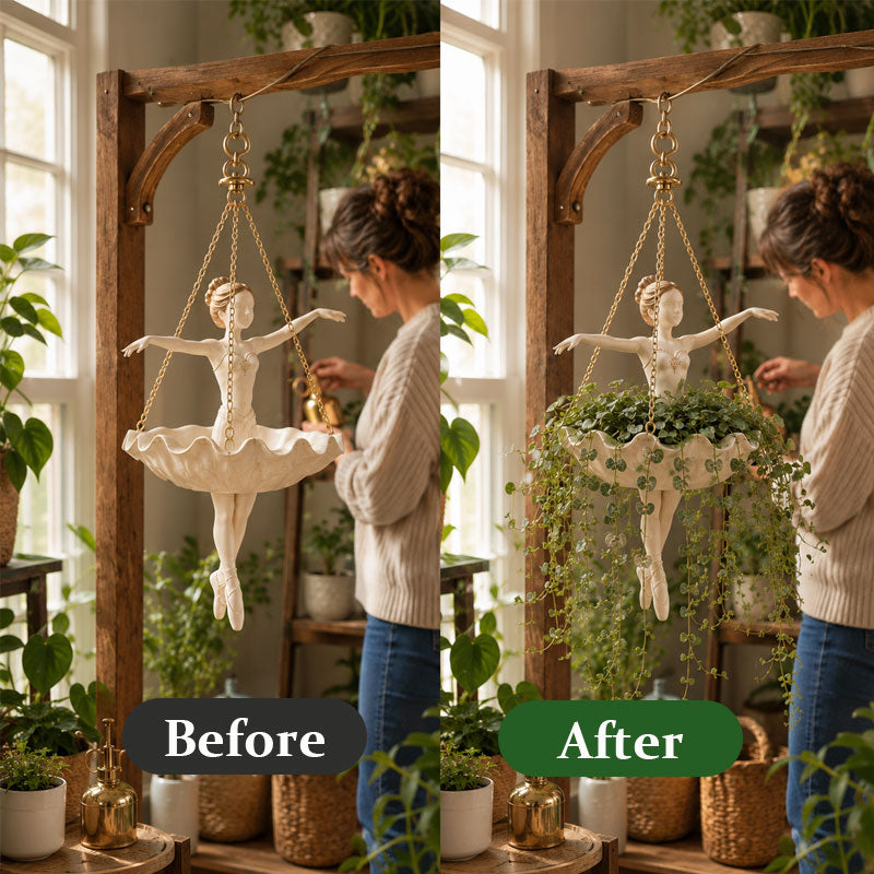 🔥Last Day Promo: 70% OFF 🩰 Ballet Dancer Hanging Planter🌿