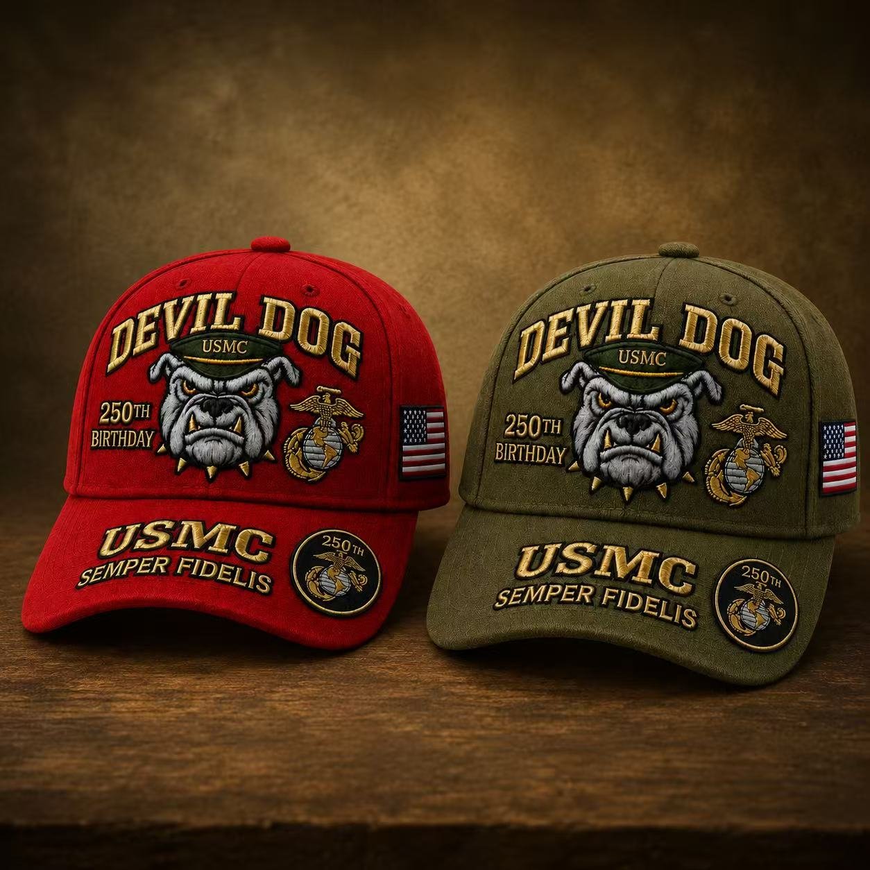🔥 LAST DAY 50% OFF – 🇺🇸 USMC 250th Anniversary Cap