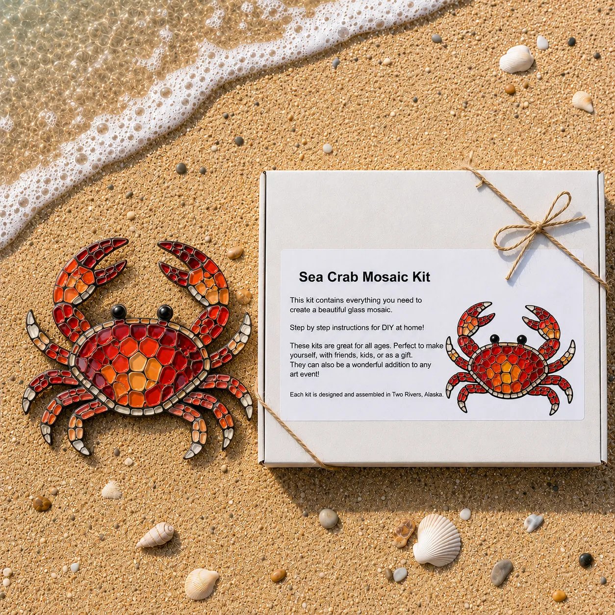 🔥 LAST DAY 70% OFF – 🌊 Octopus Mosaic Kit | Beginner-Friendly DIY Glass Craft with Step-by-Step Instructions