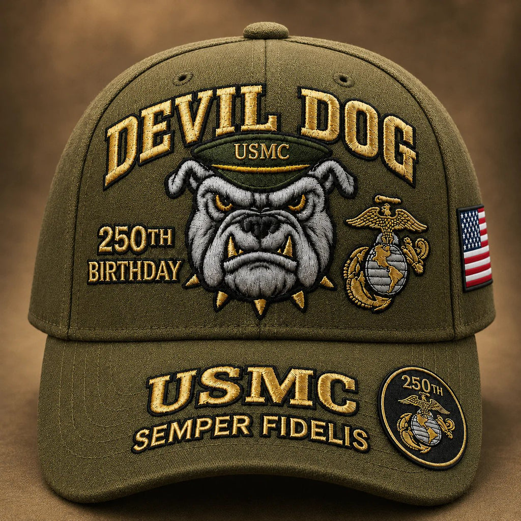 🔥 LAST DAY 50% OFF – 🇺🇸 USMC 250th Anniversary Cap