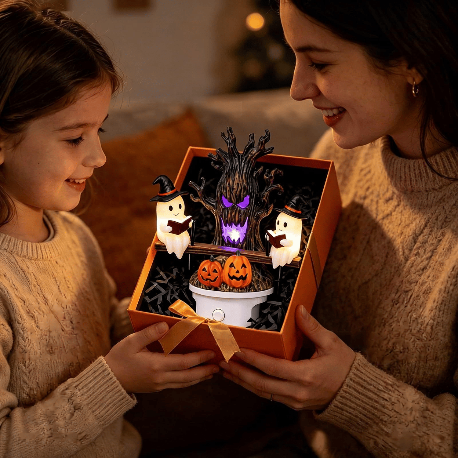 🔥Last Day Promo: 70% OFF🎃👻Animated Seesaw Ghost Plug In LED Night Light