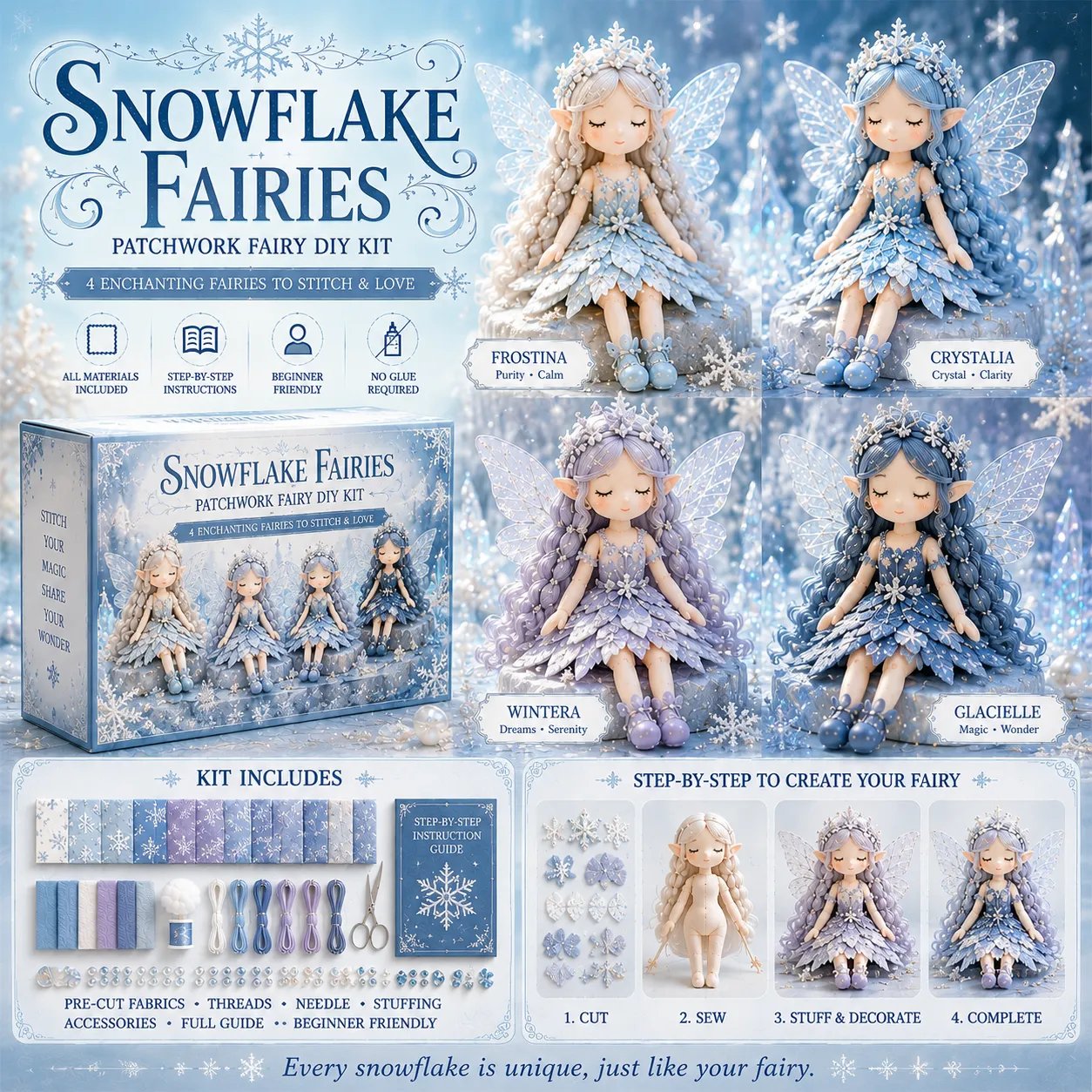 🔥 LAST DAY 50% OFF – DIY Fairy Doll Kit 🧚 | Buy 2 Get Free Shipping