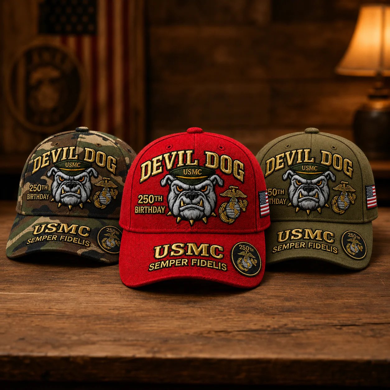 🔥 LAST DAY 50% OFF – 🇺🇸 USMC 250th Anniversary Cap