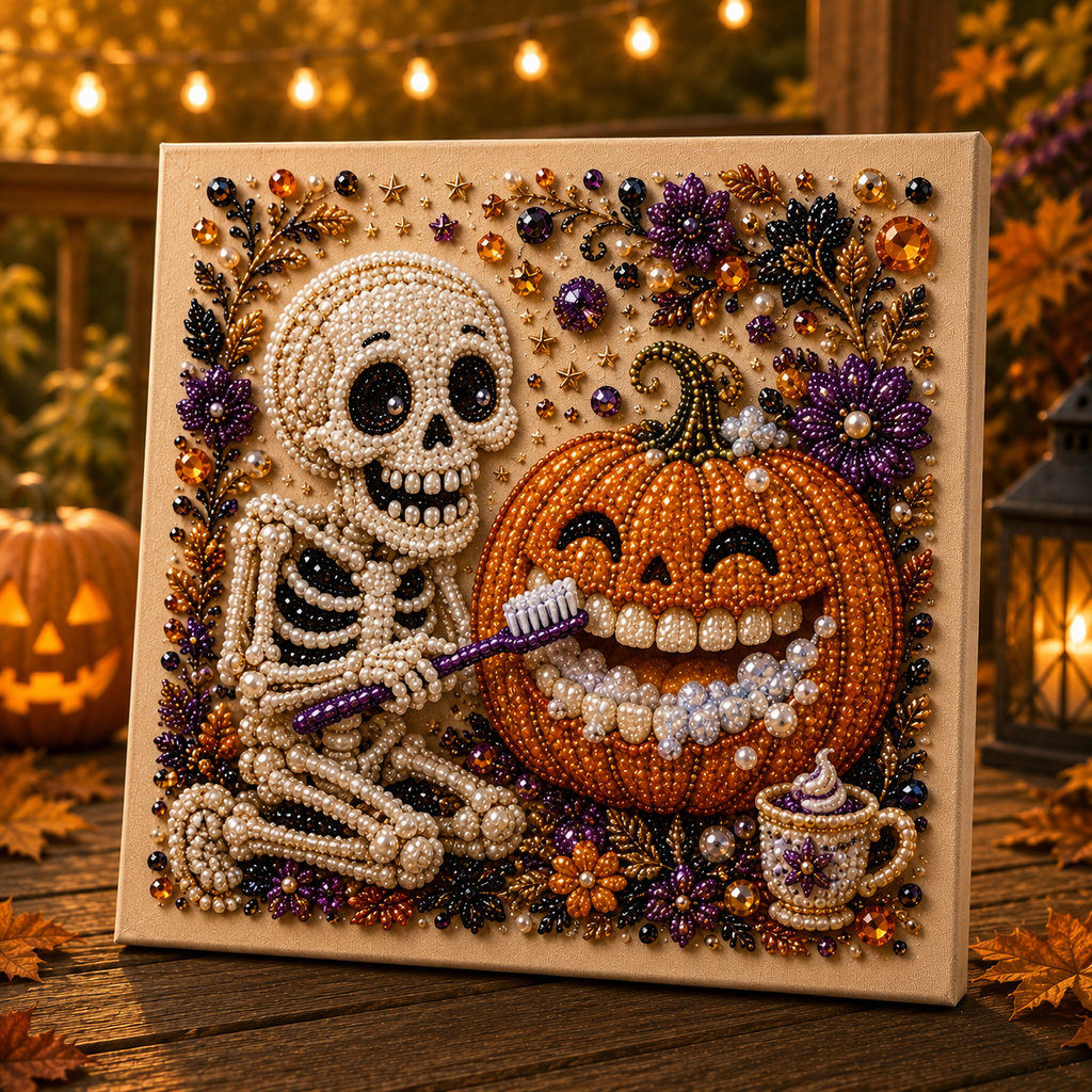 🔥 Halloween Early Bird Sale — 70% OFF —🎃 Absurd Halloween Moments Pearl Art Kit