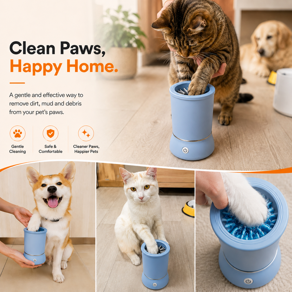 Automatic Pet Paw Cleaner