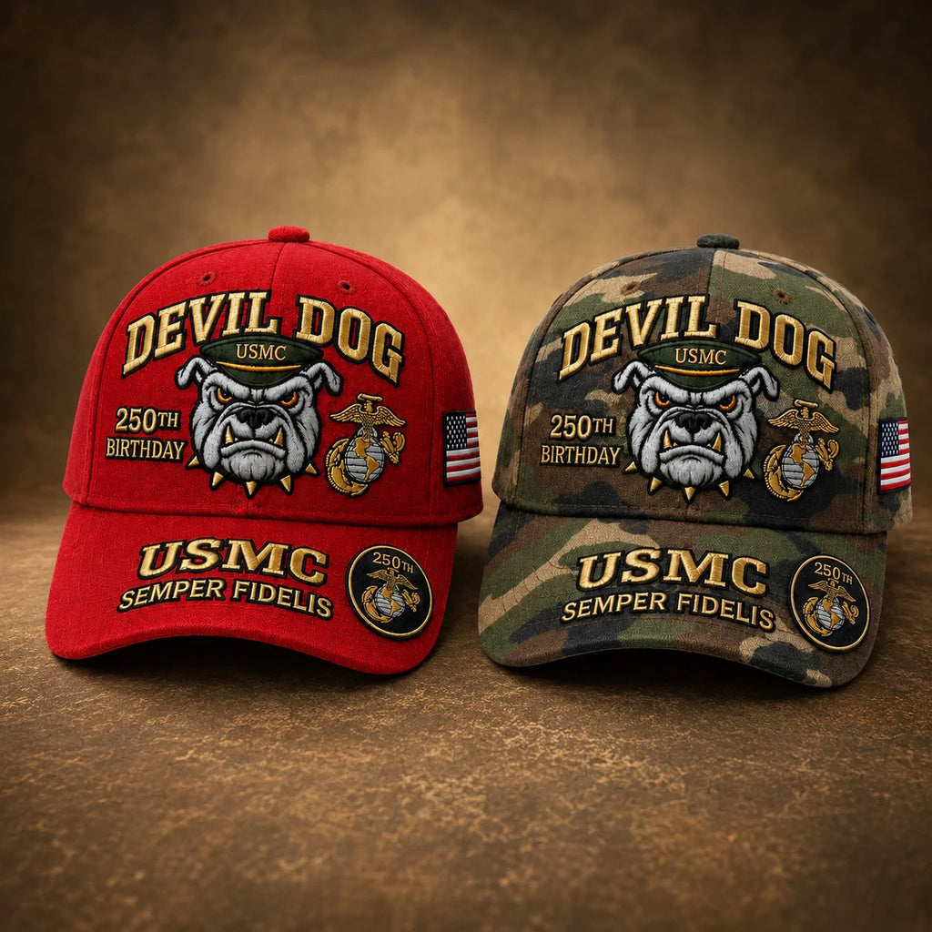 🔥 LAST DAY 50% OFF – 🇺🇸 USMC 250th Anniversary Cap