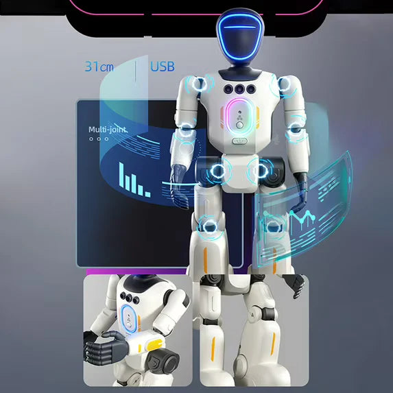 ⌛Limited-time Offer 70% OFF🤖Next-Gen Humanoid AI Robot | Full-Body Flexible Joints & Smart Interactive Control🎮