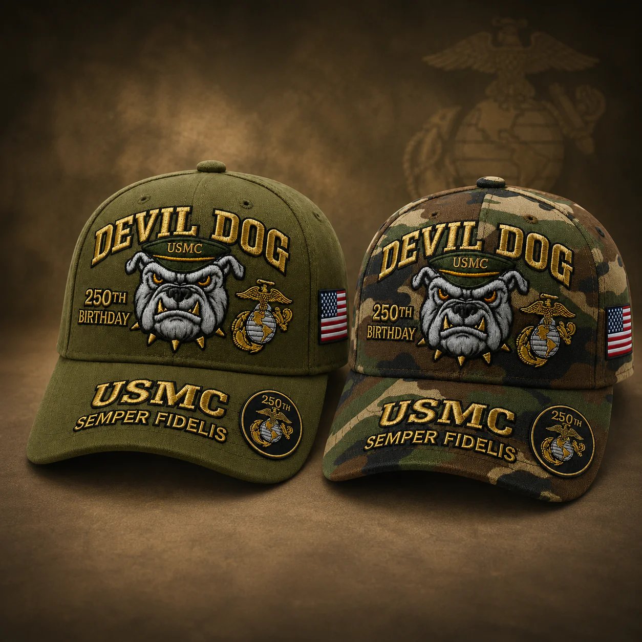 🔥 LAST DAY 50% OFF – 🇺🇸 USMC 250th Anniversary Cap