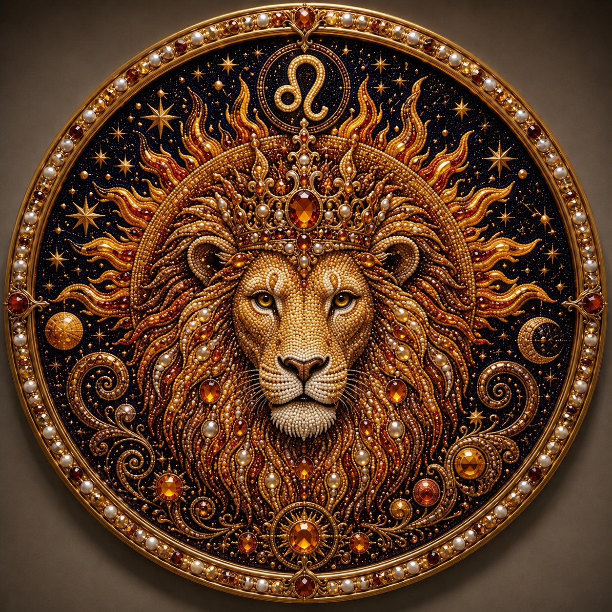 🔥 LAST DAY 70% OFF – ✨ Premium 3D Pearl 12 Zodiac Signs Art Kit | Luxury Flocked Canvas with Scratch-Resistant Non-Fading Pearl Beads DIY Handmade Astrology Decor ♈🌙💎