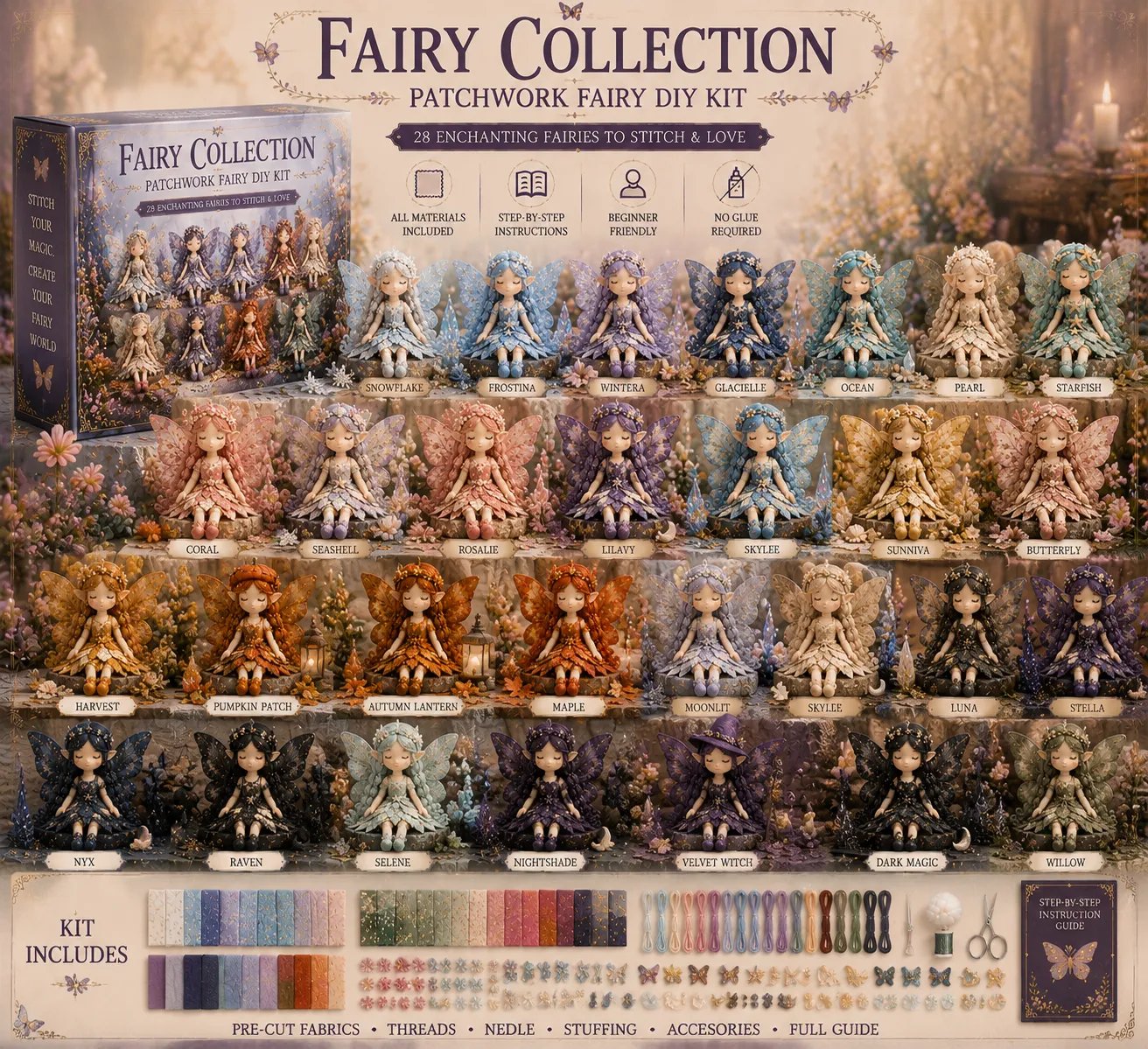 🔥 LAST DAY 50% OFF – DIY Fairy Doll Kit 🧚 | Buy 2 Get Free Shipping