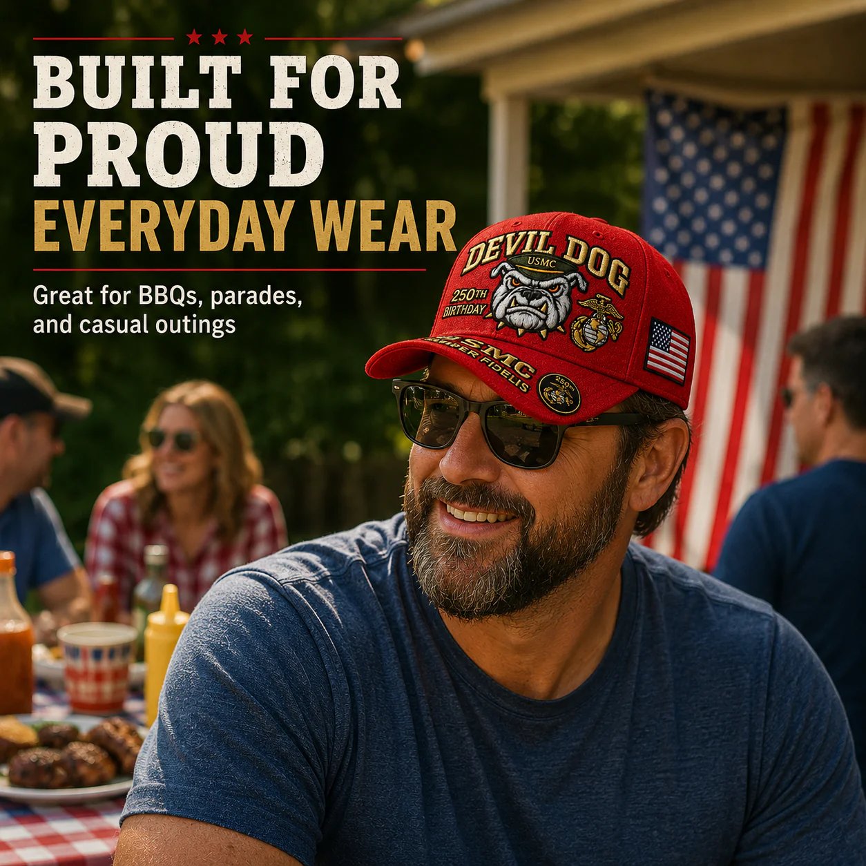 🔥 LAST DAY 50% OFF – 🇺🇸 USMC 250th Anniversary Cap