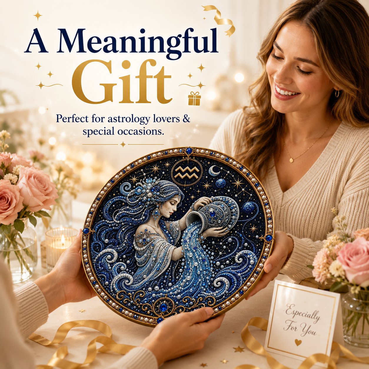 🔥 LAST DAY 70% OFF – ✨ Premium 3D Pearl 12 Zodiac Signs Art Kit | Luxury Flocked Canvas with Scratch-Resistant Non-Fading Pearl Beads DIY Handmade Astrology Decor ♈🌙💎