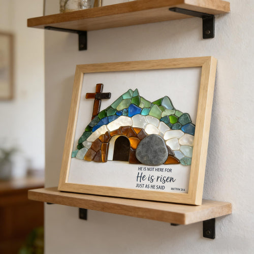 ✝️He Is Risen Empty Tomb Frame