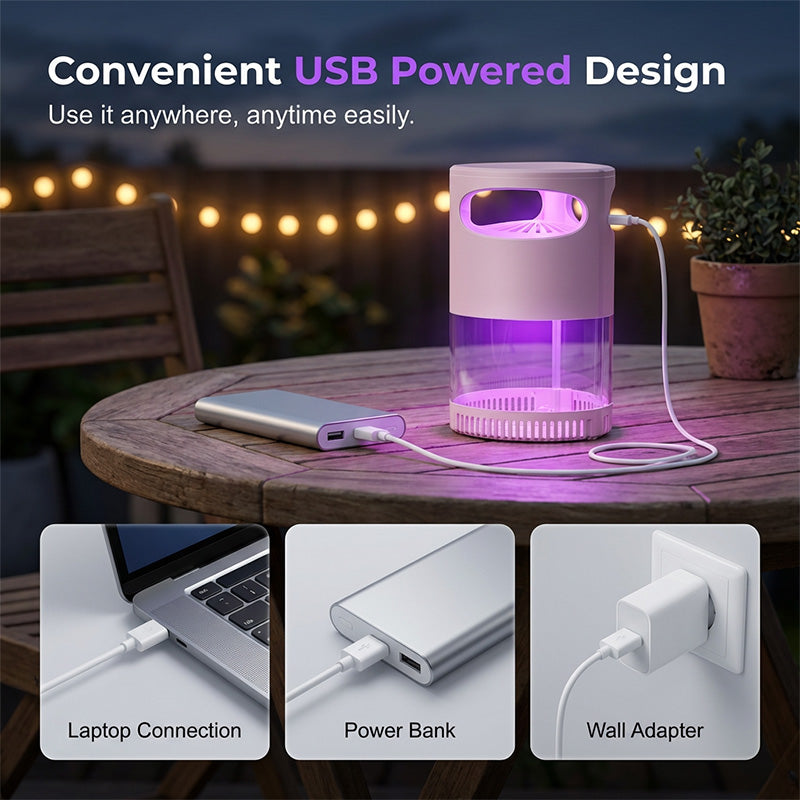 🦟 50% OFF! UV Mosquito Killer Lamp – quiet, USB, chemical-free