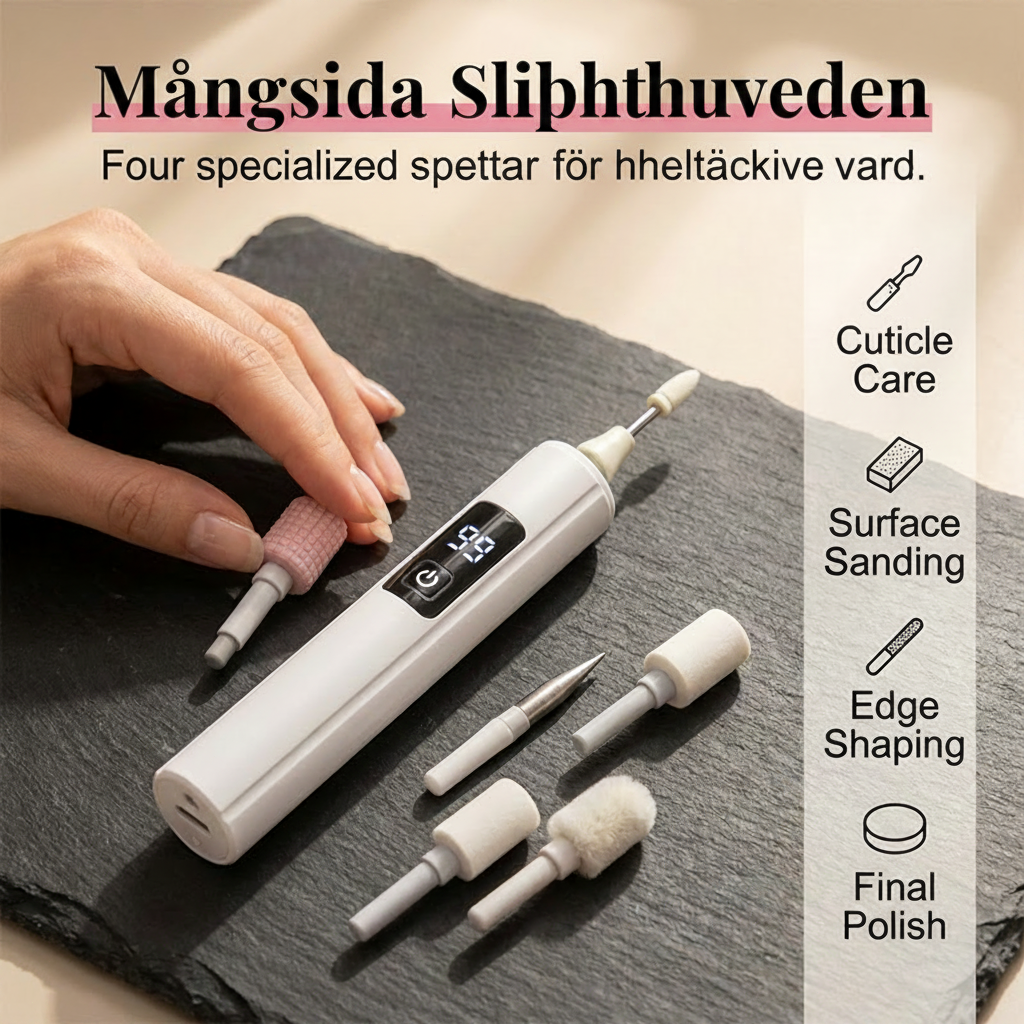 🔥LAST DAY 70% -Professionellt Elektriskt Nagelborr-Set