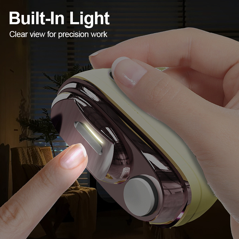 🔥 Last Day 70% OFF -🌟 2-in-1 Smart Electric Nail Clipper & Polisher ✂️💅